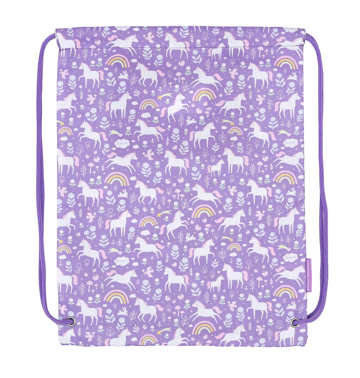 Sac à cordons enfant - Unicorn Dreams – vue 4 – A Little Lovely Company