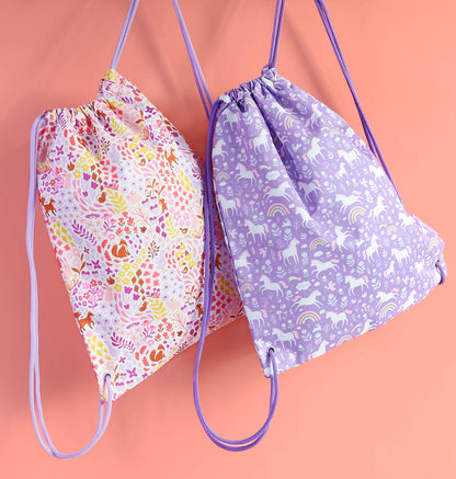 Sac à cordons enfant - Unicorn Dreams – vue 7 – A Little Lovely Company