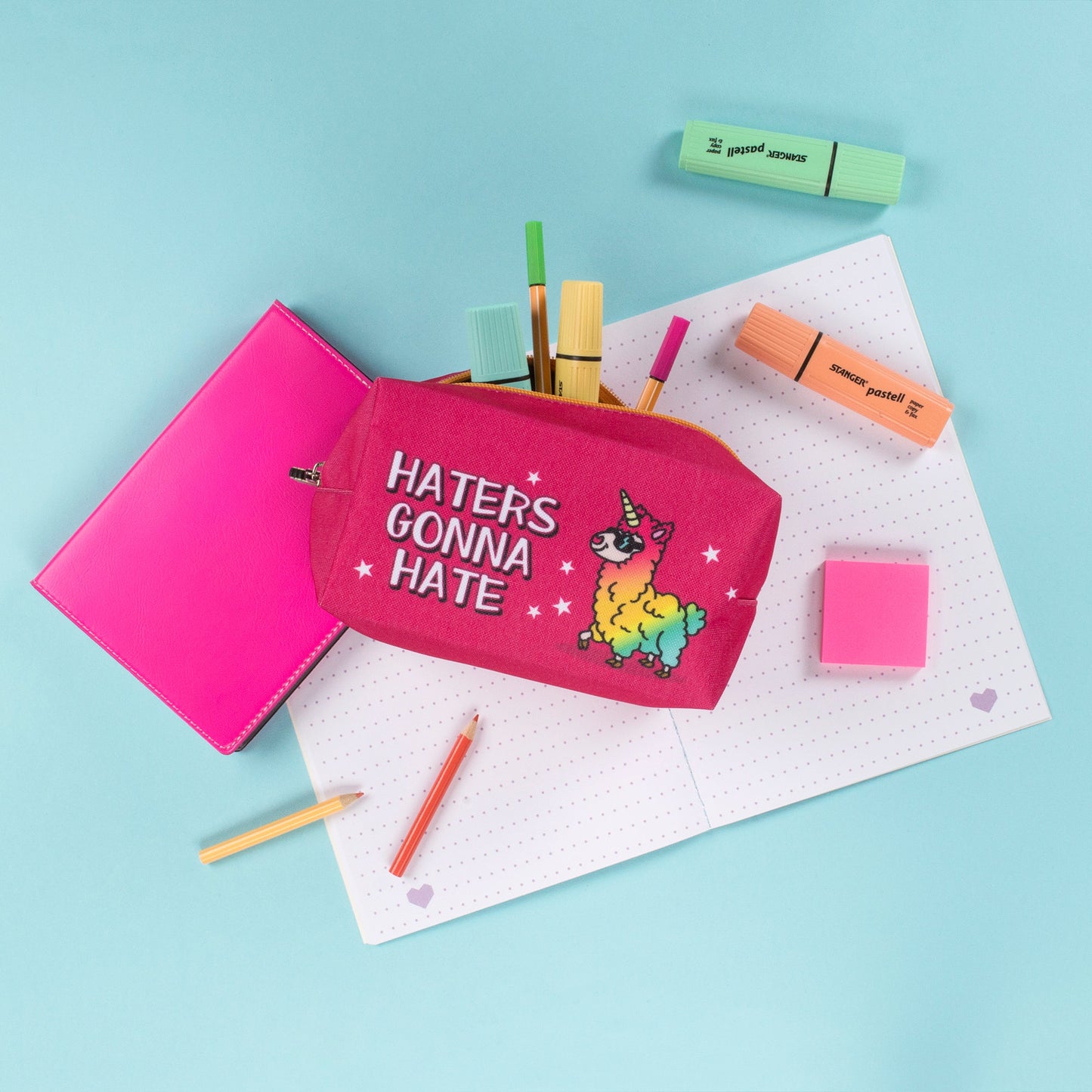 Posh Llama Pencil Case/Make-Up Bag