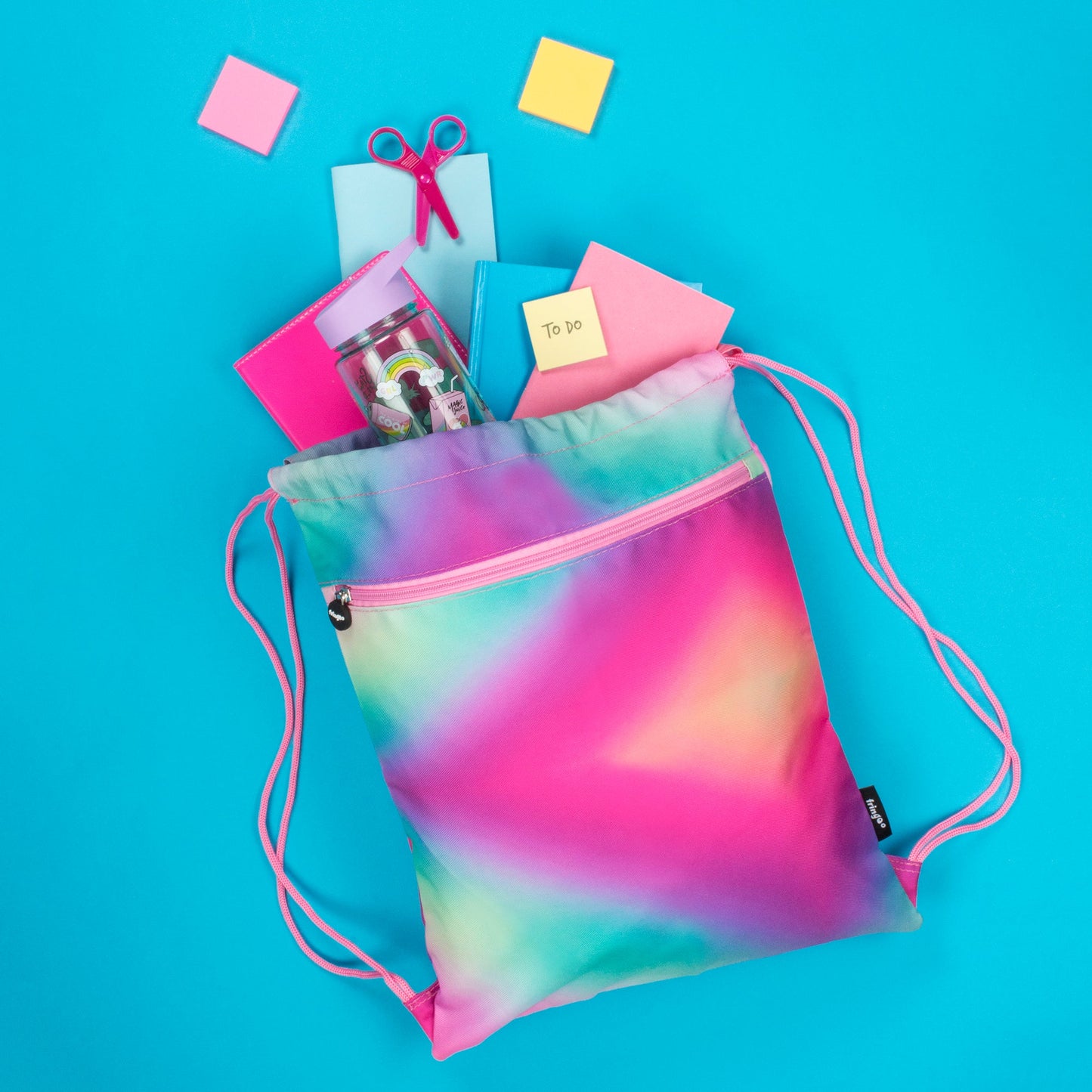 Personalized Drawstring Bag - Pastel