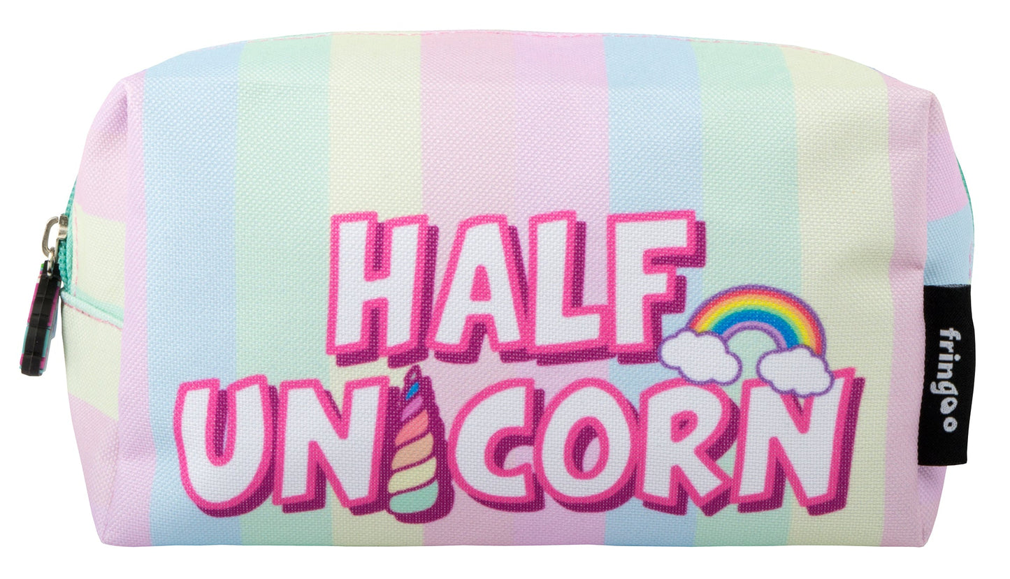 Half & Half Pencil Case/Makeup Bag