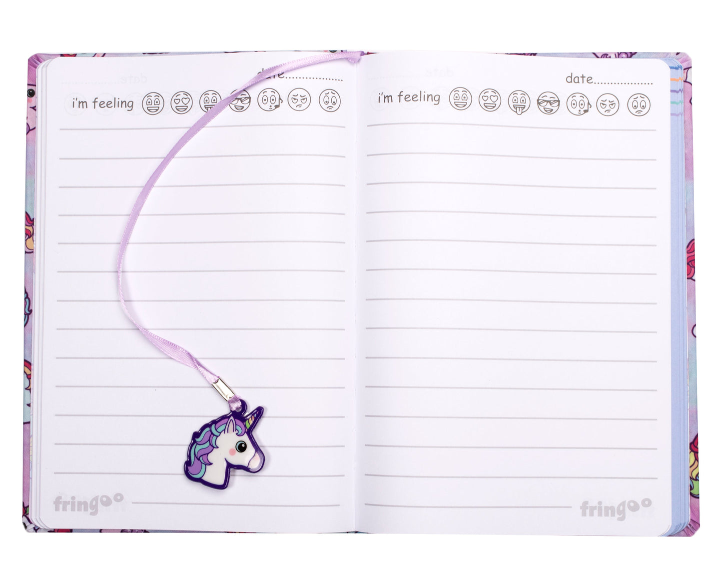 Personalized Notebook - Pastel Unicorns