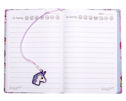 Personalized Notebook - Pastel Unicorns