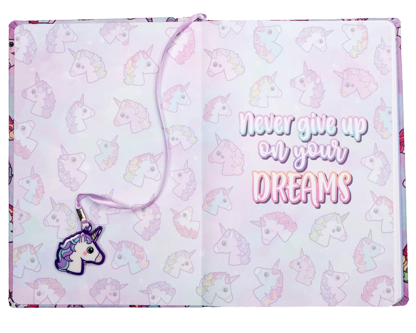 Personalized Notebook - Pastel Unicorns