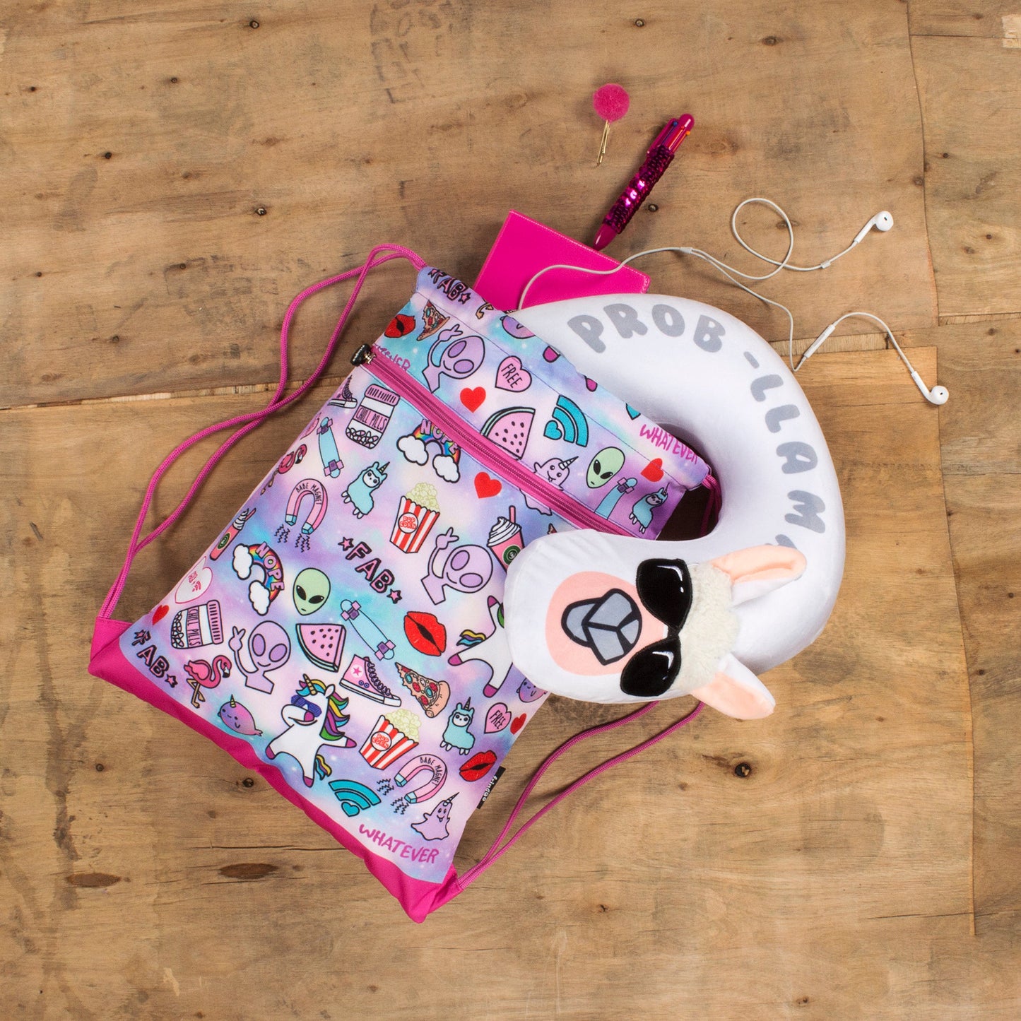 Gonflable Oreiller de voyage – Noprob-Llama