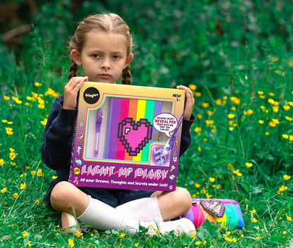 Light Up Journal secret – Pixel Heart