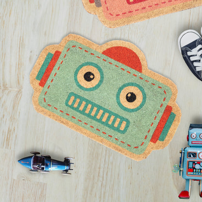 Paillasson « Robot » Bleu – Fisura – vue 4