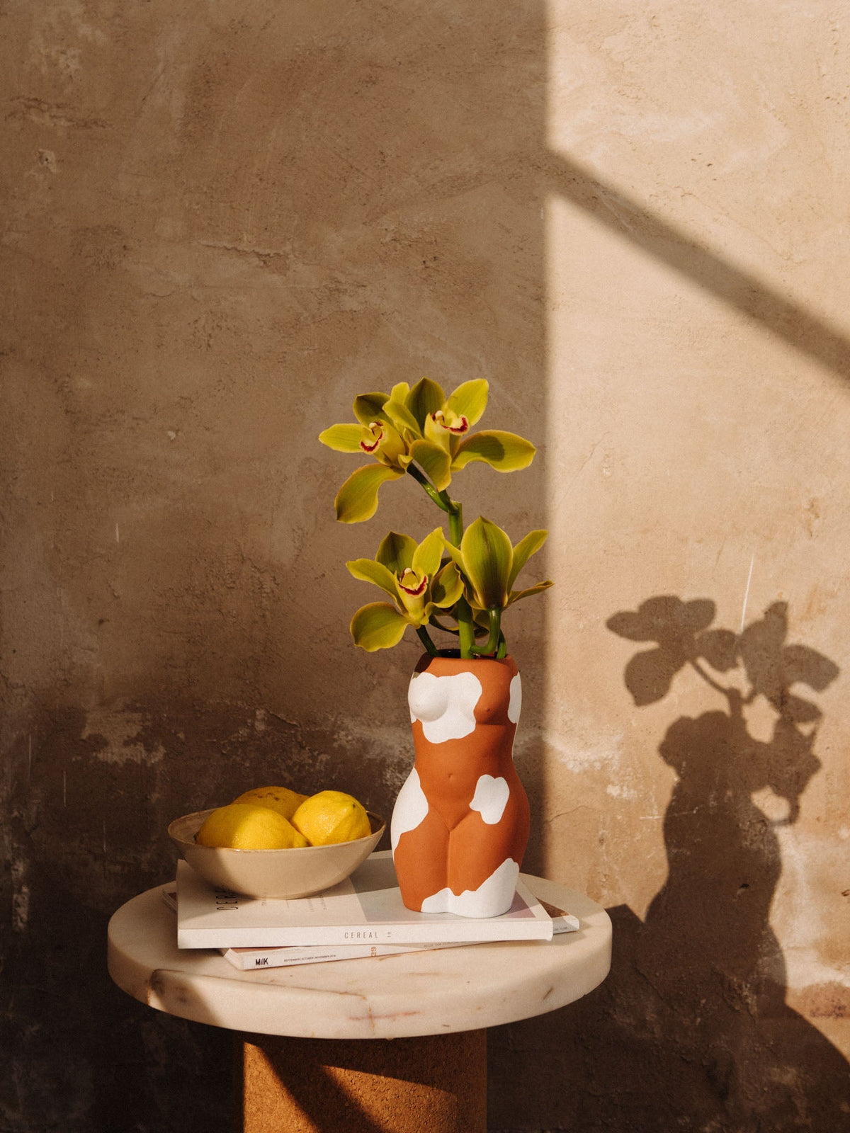 Vitiligo Female Body Vase
