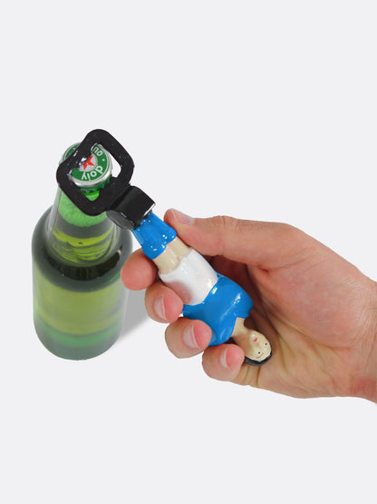 Blue Foosball Bottle Opener