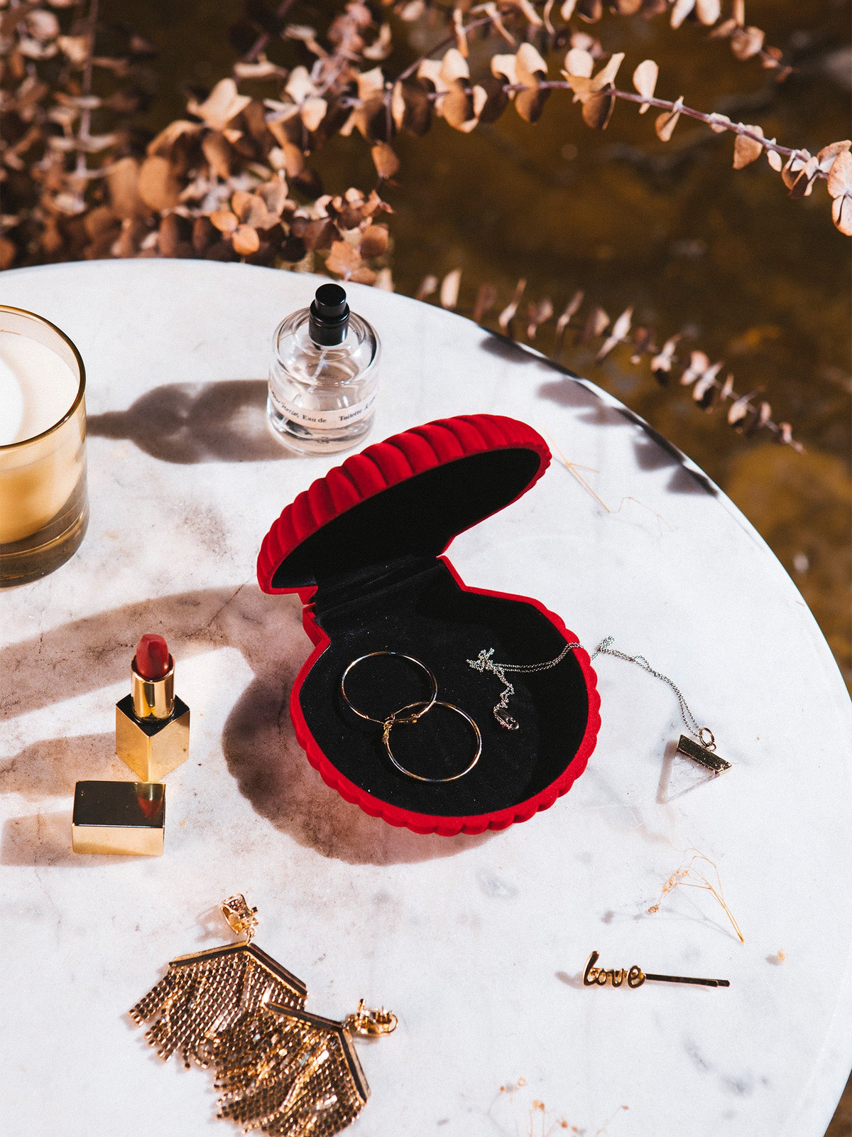 Boîte de rangement Vénus Rouge