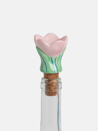 Bloom bottle stopper