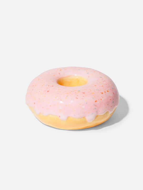 Bougeoir Donut Rose Fast Food