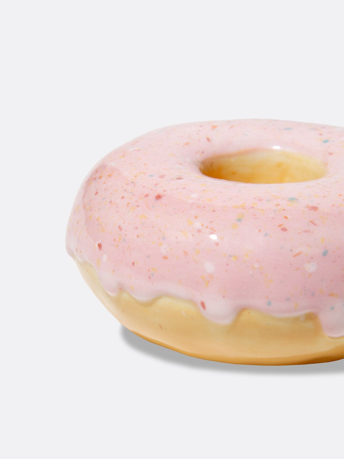 Bougeoir Donut Rose Fast Food