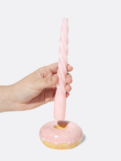 Bougeoir Donut Rose Fast Food