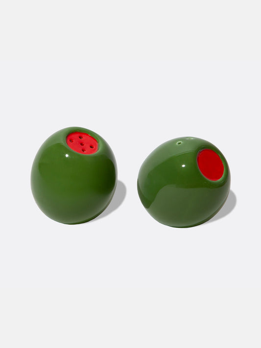 Salt and Pepper "Olivia" Olives
