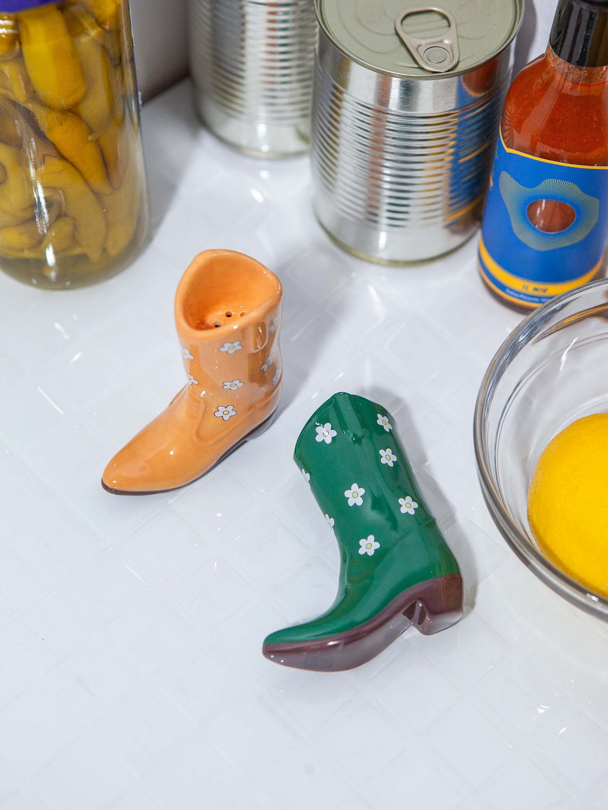 Salt and Pepper Rodeo Cowboy Boot