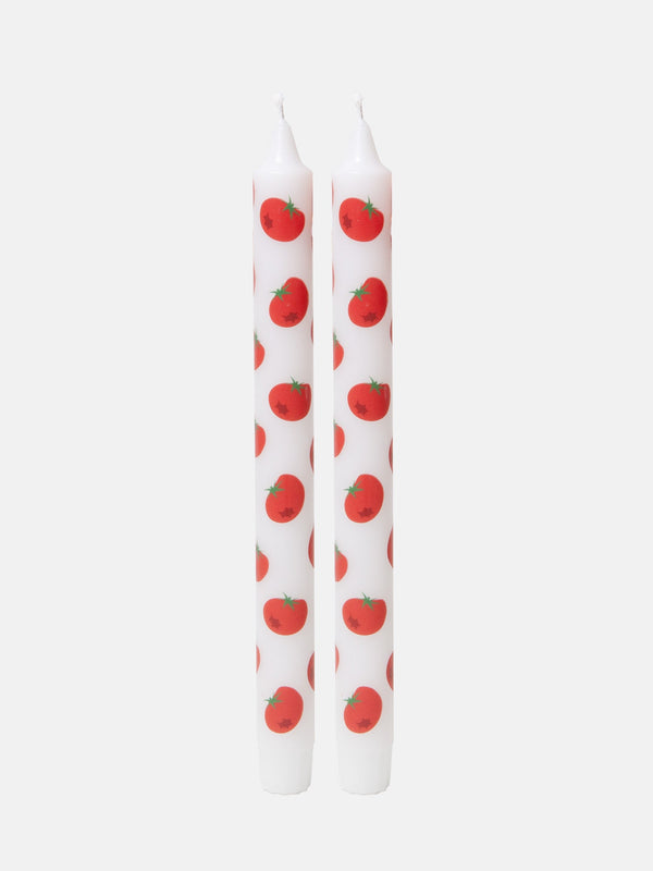 Dolce Vita Tomato Taper Candles