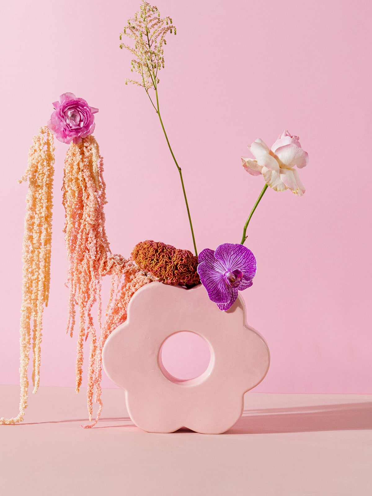 Pink Daisy Vase