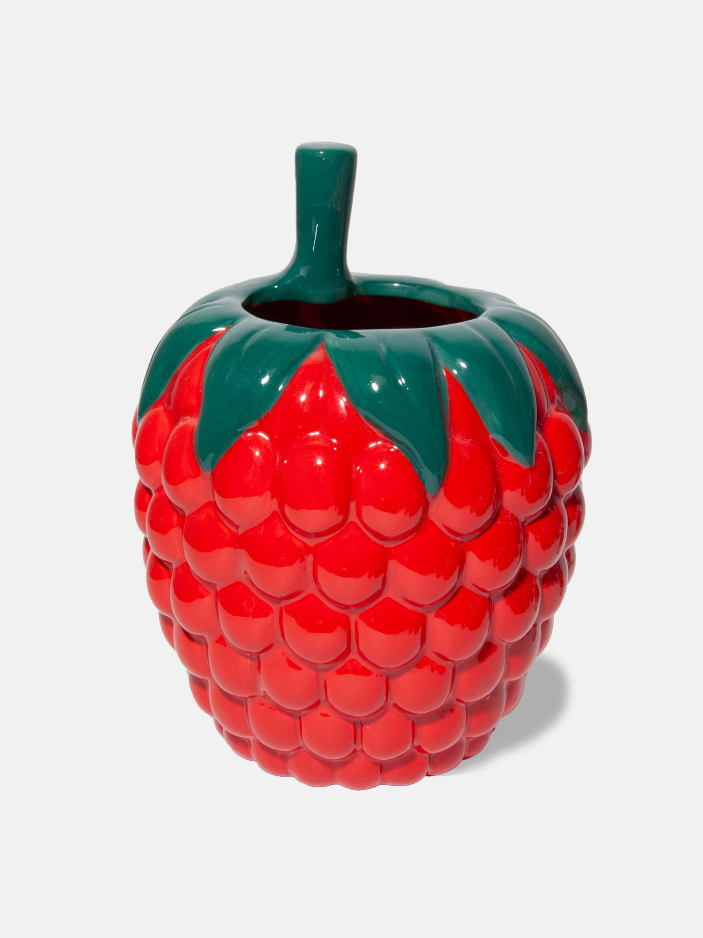 Vase with Raspberries from the Farmers' Market