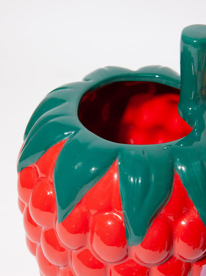 Vase with Raspberries from the Farmers' Market