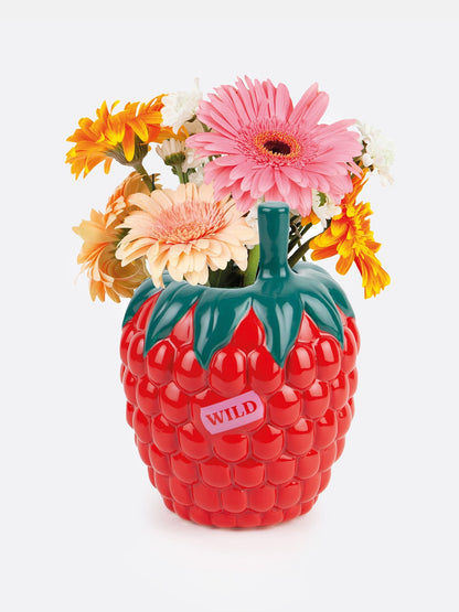 Vase with Raspberries from the Farmers' Market