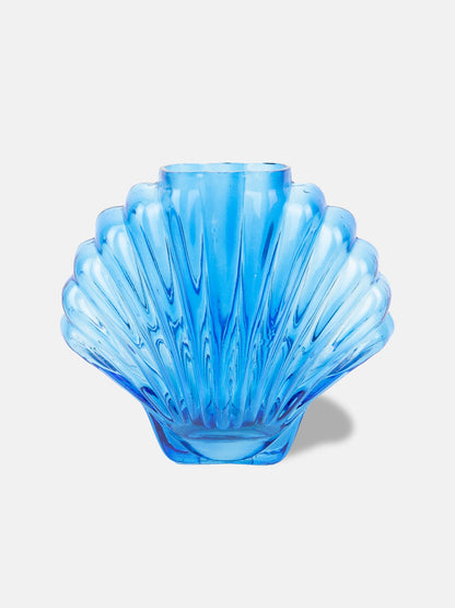 Vase Coquillage Bleu