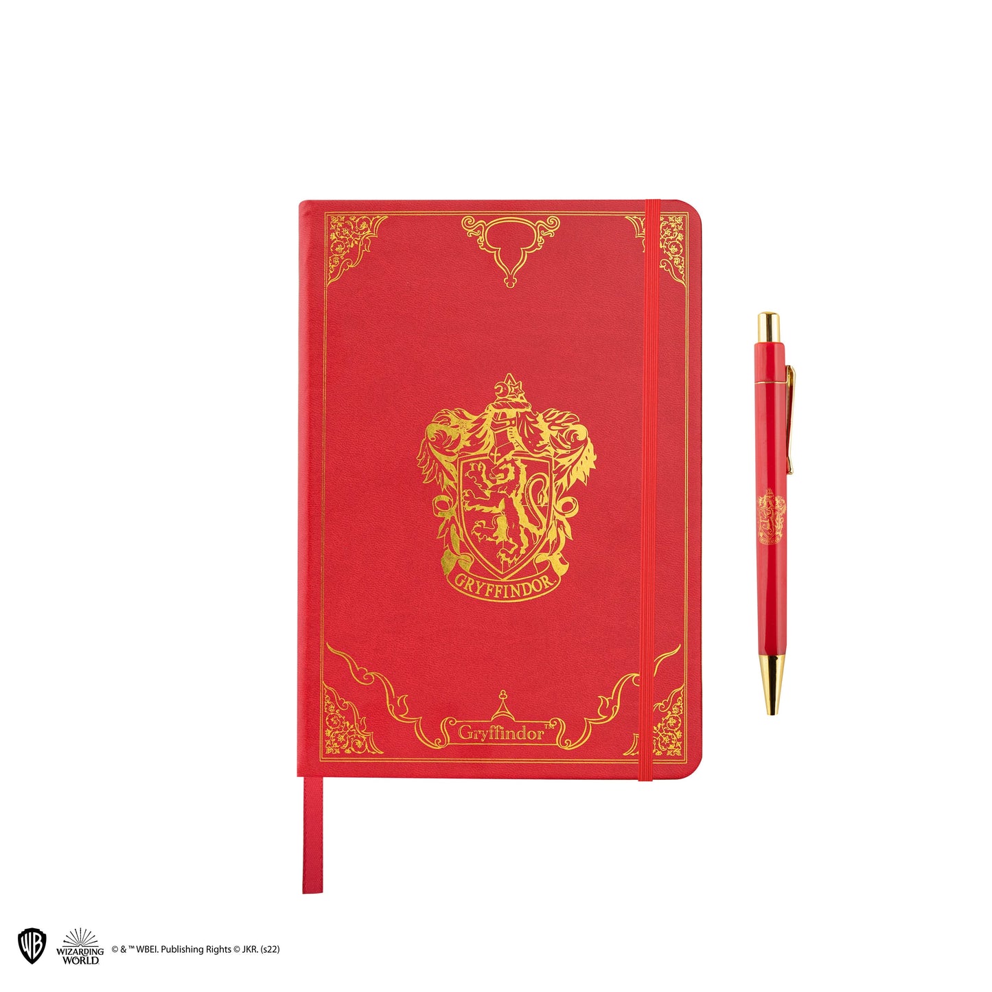 Deluxe Gryffindor Notebook and Pen Set