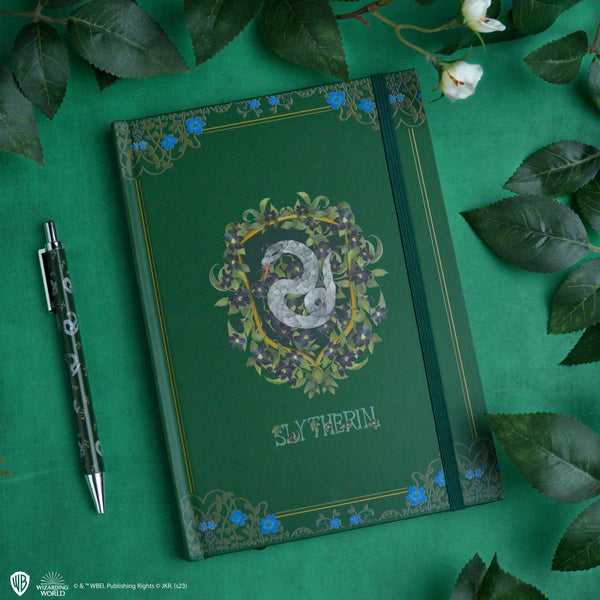 Slytherin Deluxe Magical World Notebook and Pen Set
