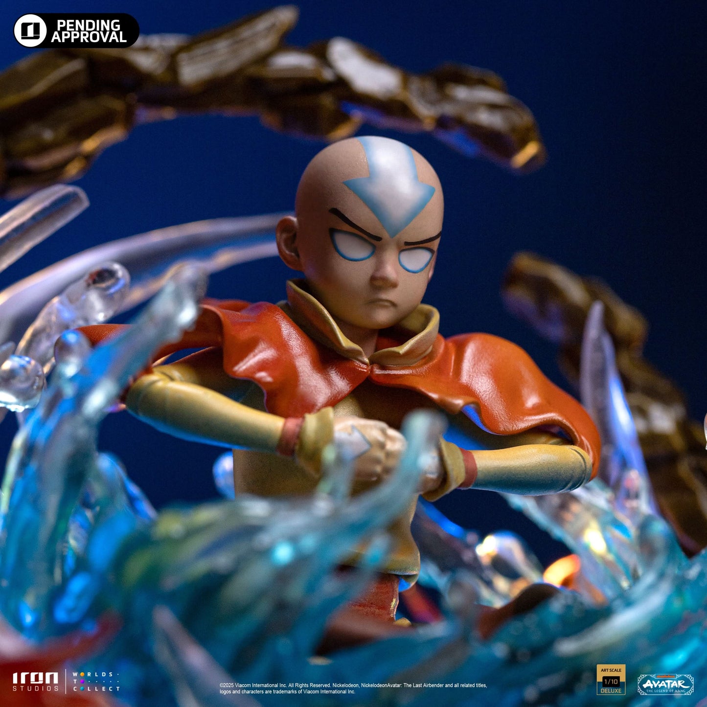 Aang Statue - Avatar: The Last Airbender - Deluxe Art Scale 1/10 - Iron Studios