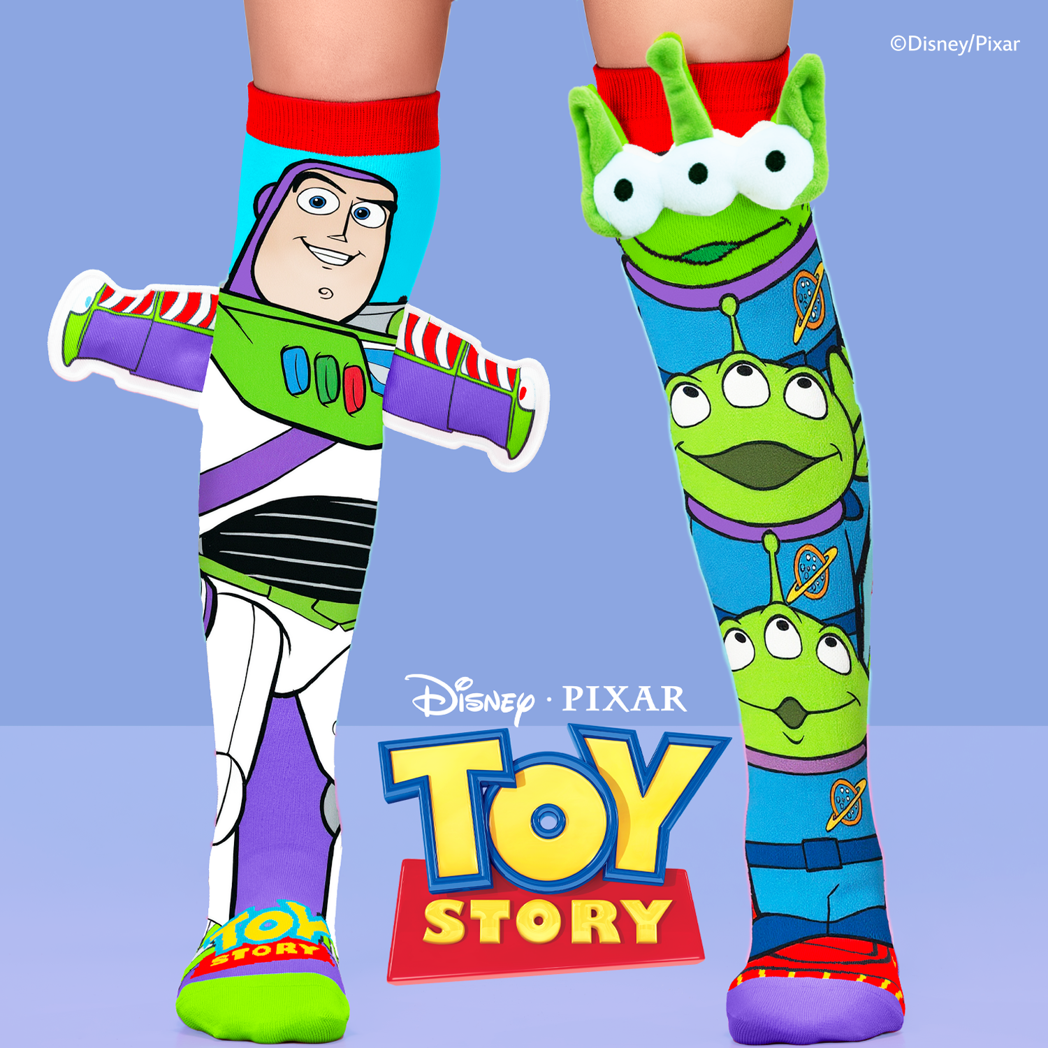 CHAUSSETTES BUZZ ET EXTRATERRESTRES