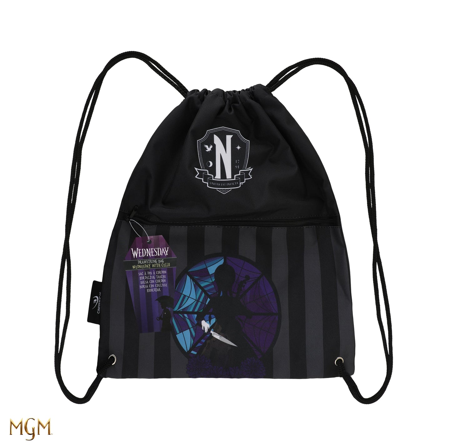 *Wednesday & Cello Drawstring Backpack