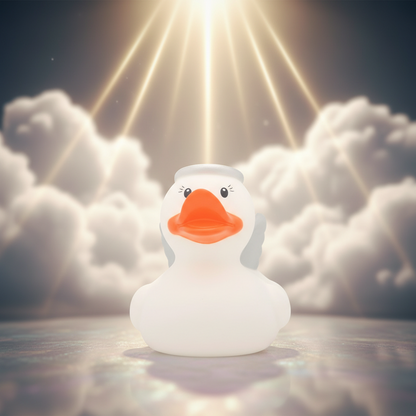 White angel duck