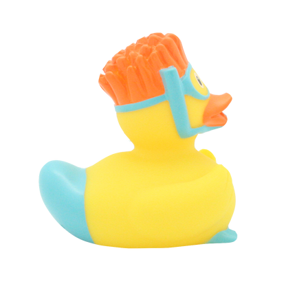 Snorkeling duck