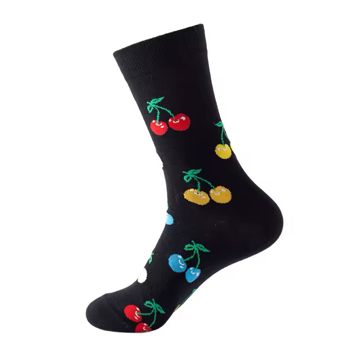 Multicolored Cherry Socks