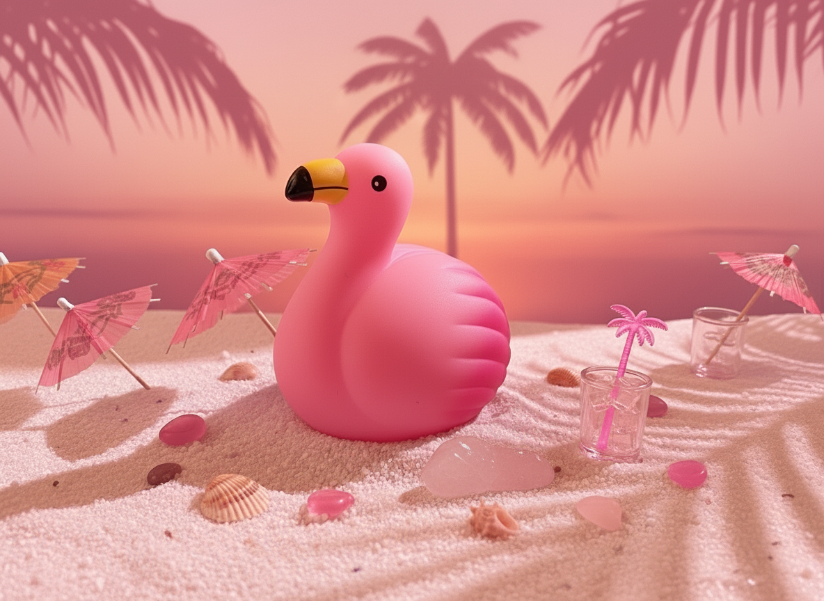 Flamant Rose Lumineux