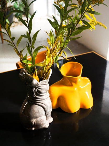 Small Hungry Hippo Vase