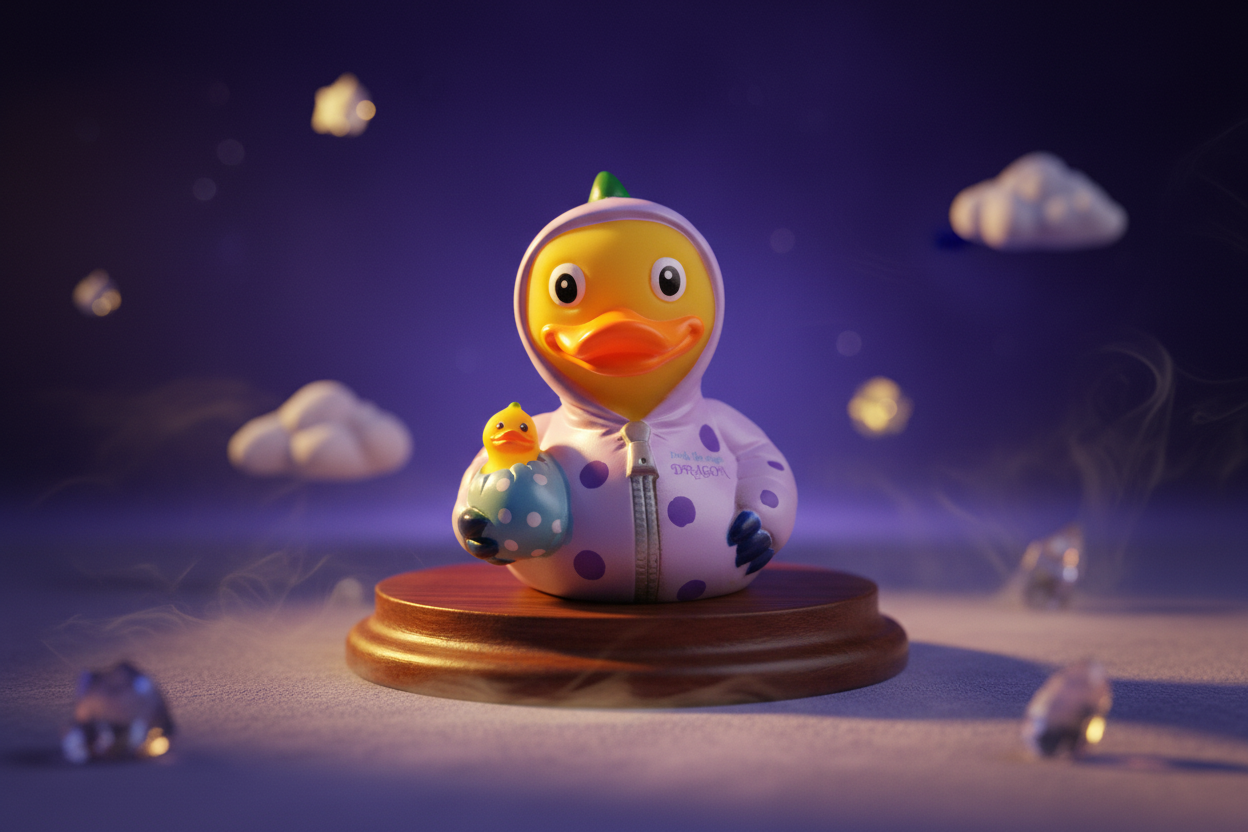 Eend, de magische draak