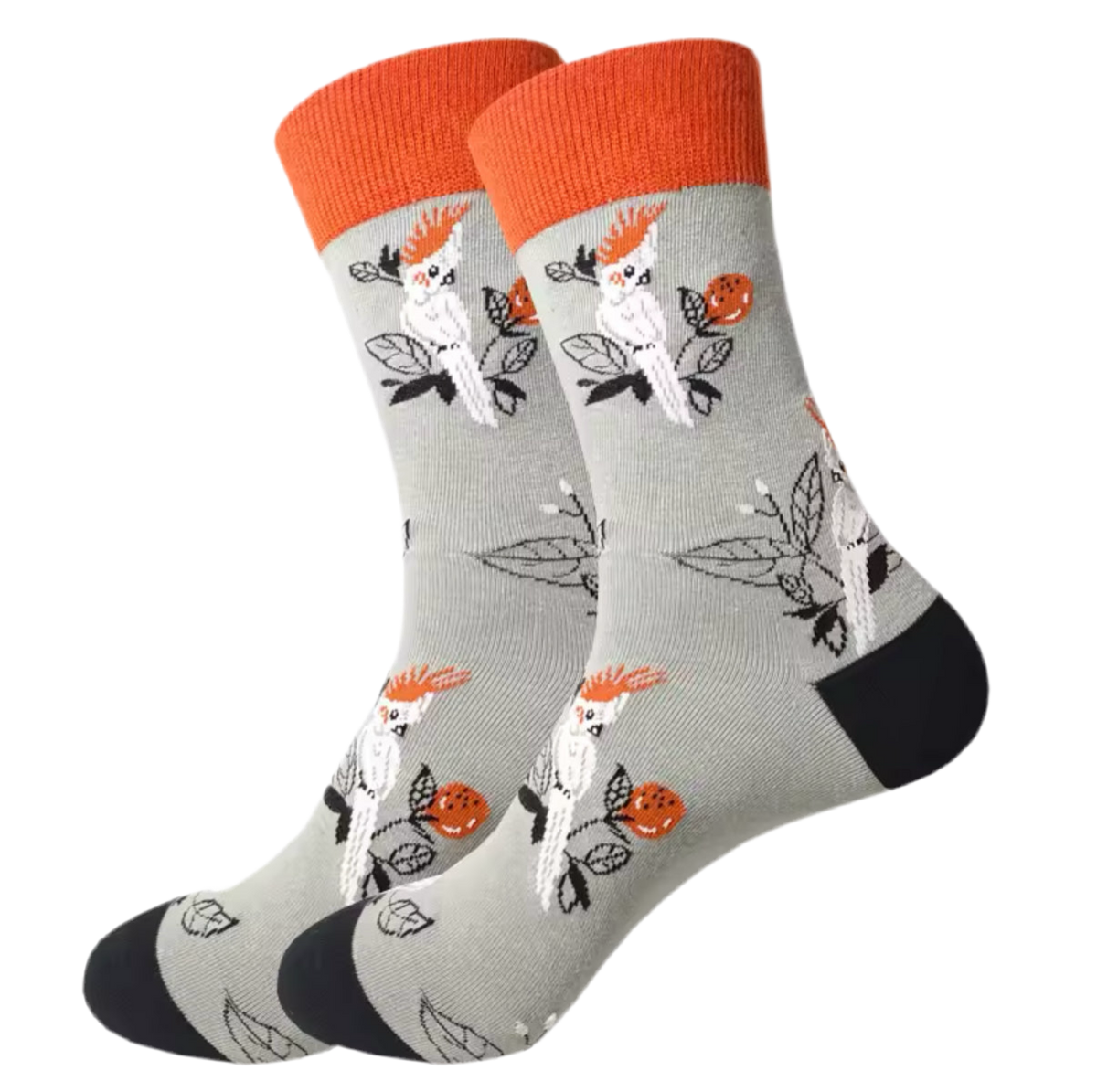 Grey Cockatoo Socks