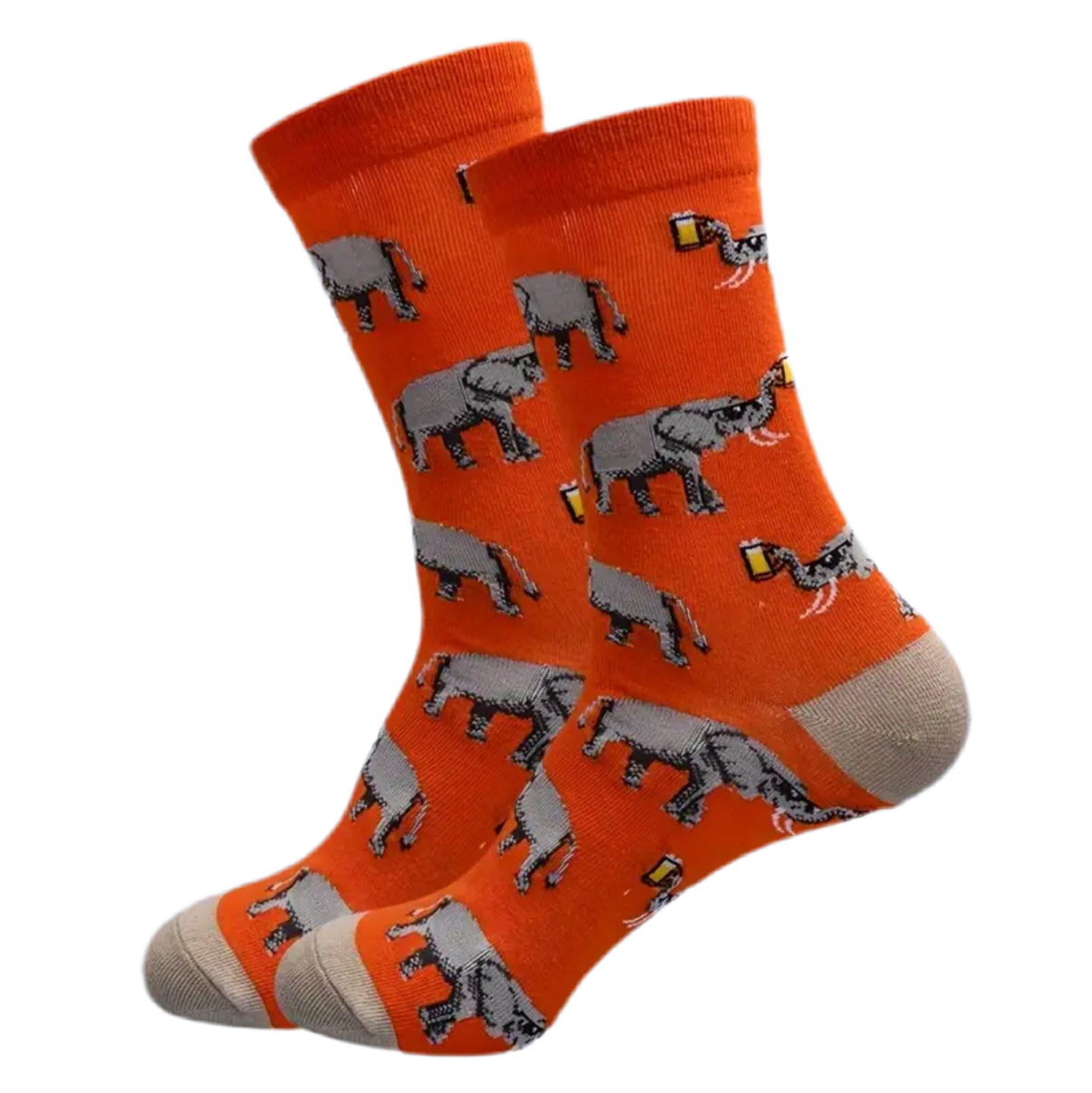 chaussettes elephants avec pintes mrcol