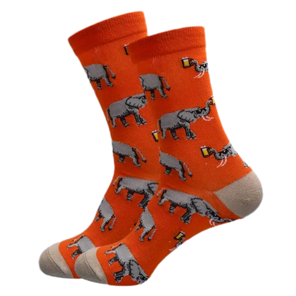 chaussettes elephants avec pintes mrcol