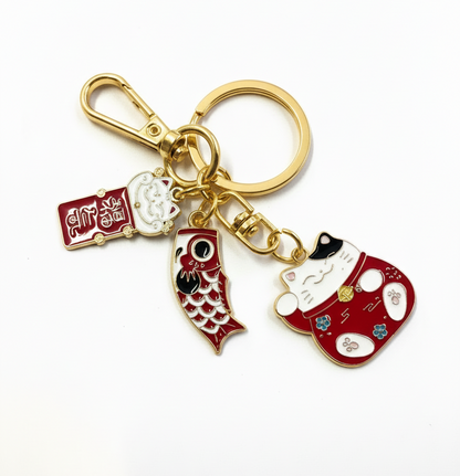 Lucky Cat key ring