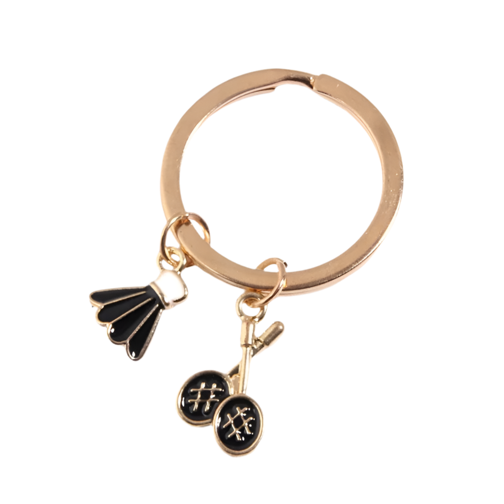 Badminton keychain