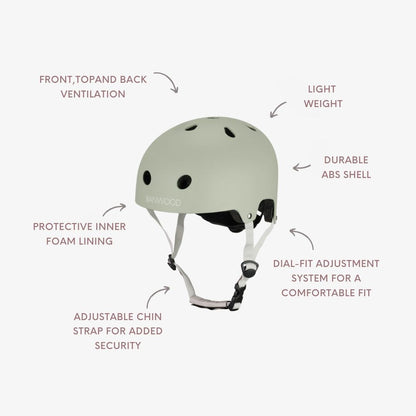 Casque Enfant Eco - Olive
