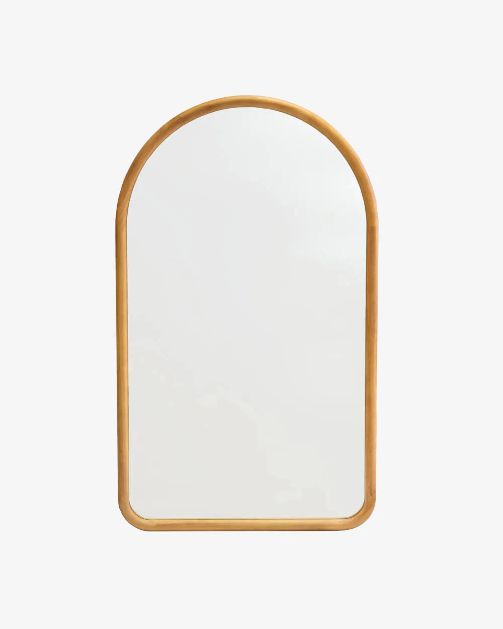 Arched wooden wall mirror - IONA