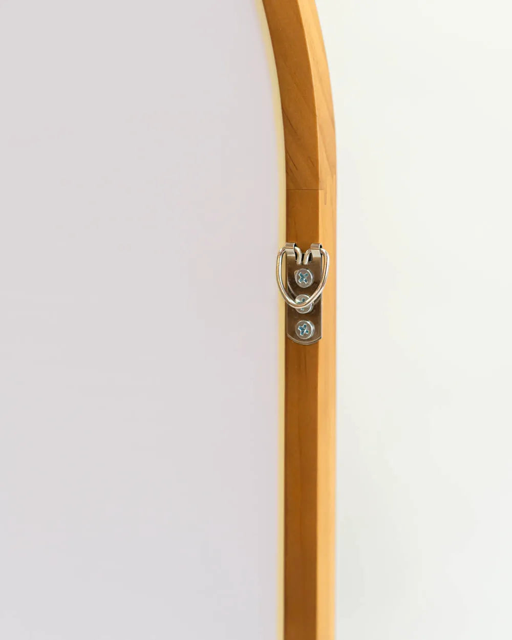 Arched wooden wall mirror - IONA