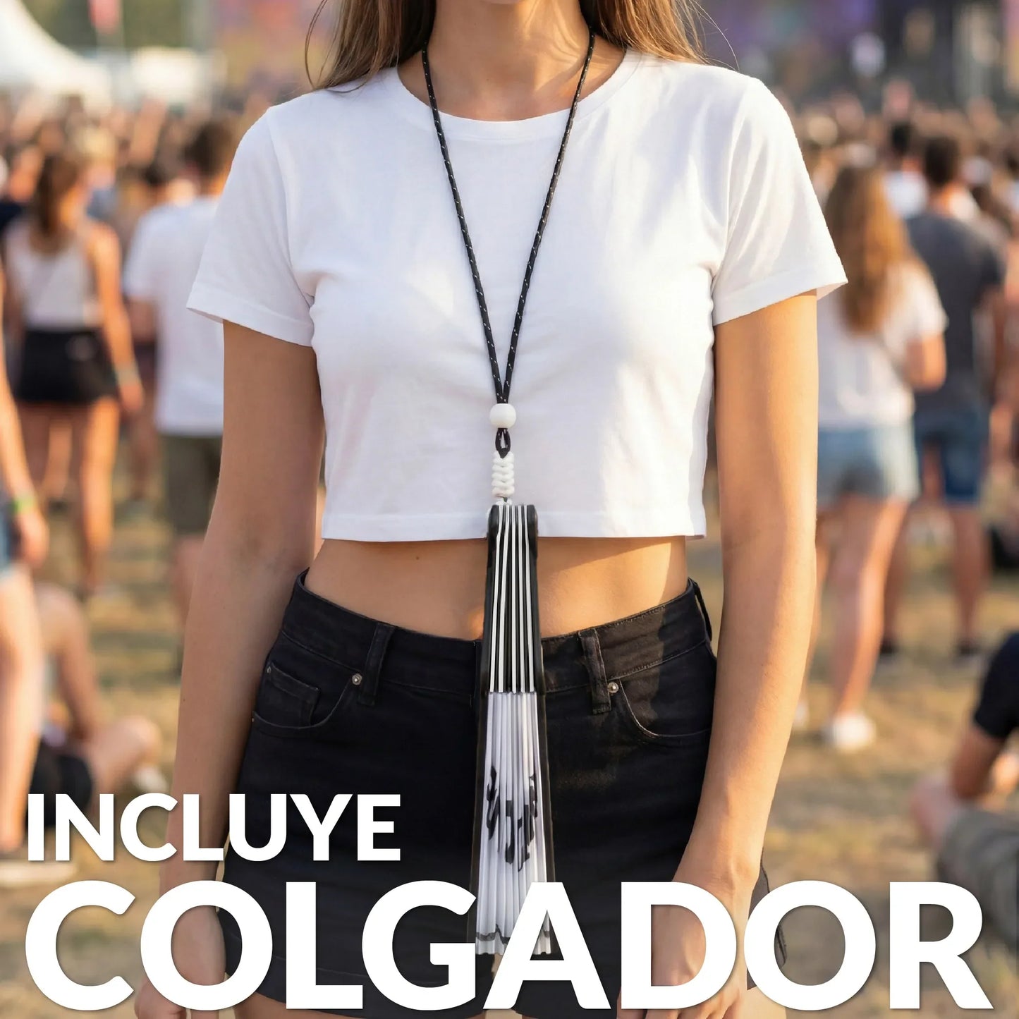 Éventail Xxl « Summer love » – Fisura – vue 4