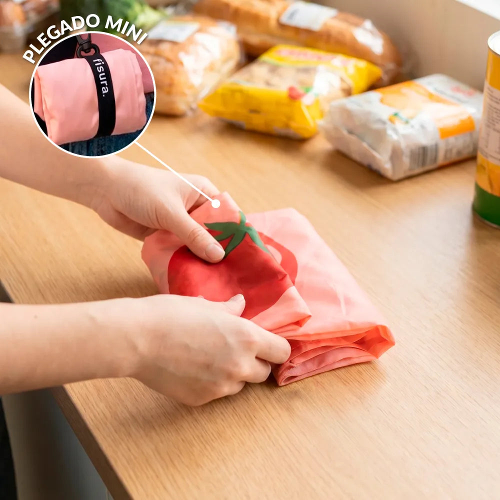 Sac de Courses Pliable Tomates – Fisura – vue 6