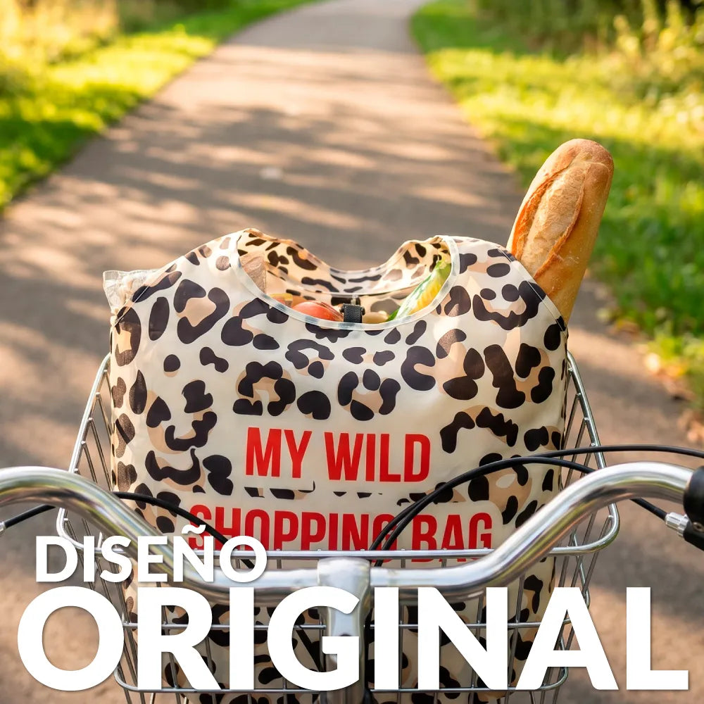 Sac de Courses Pliable « My wild shopping bag »