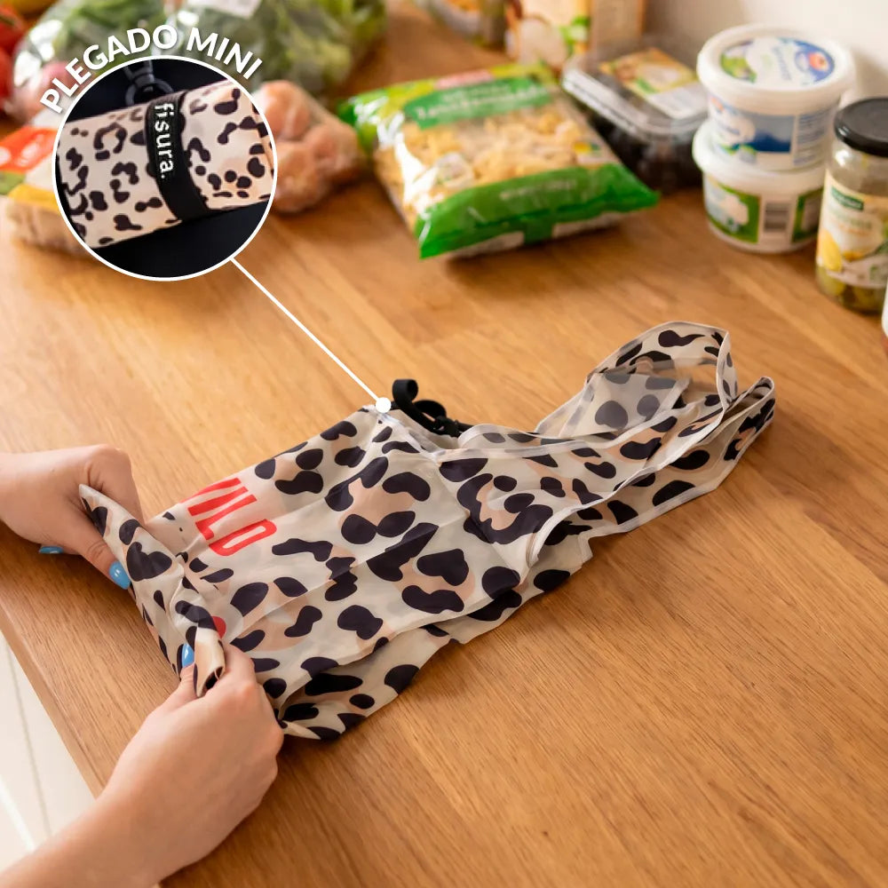 Sac de Courses Pliable « My wild shopping bag » – Fisura – vue 6