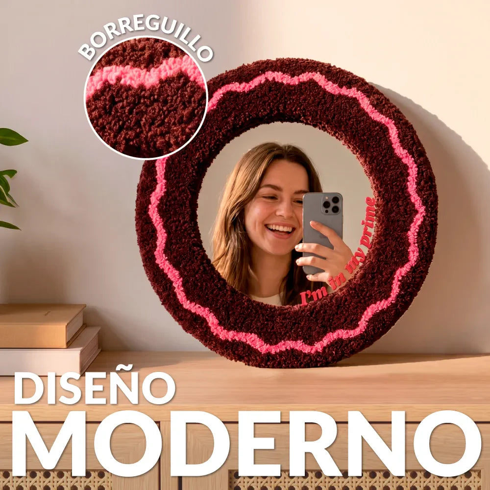 Miroir en Sherpa « I’m in my prime » – Fisura – vue 2